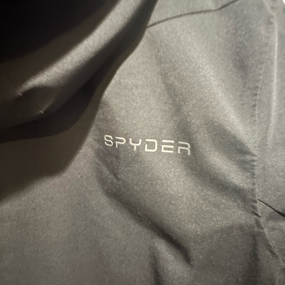 Spyder Men's Black Jacket with Red Accents - Picture 3 of 3